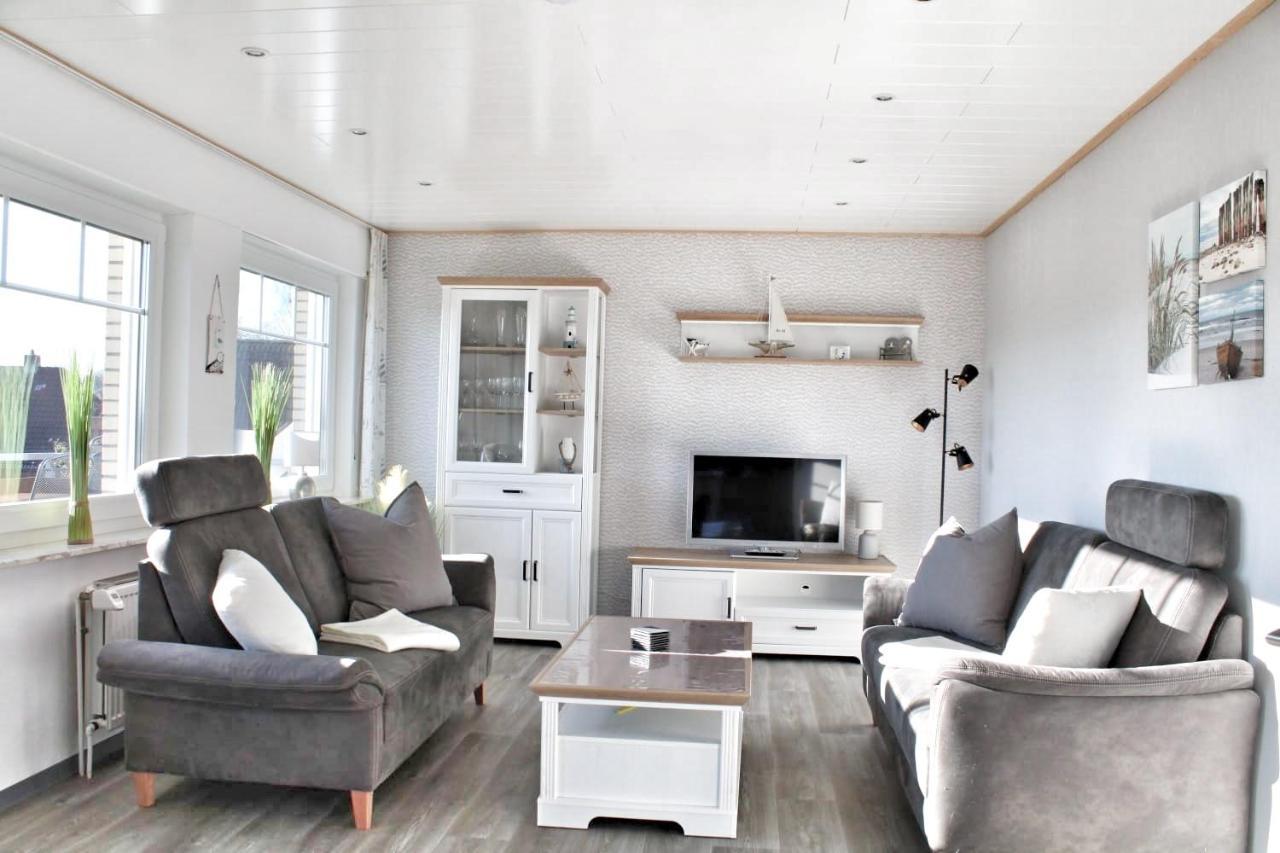 Nordsee Anker: Modern Two-Bedroom Holiday Apartment in Ostermarsch Norden Exterior photo